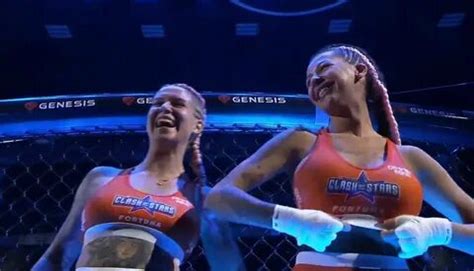 mma fighter flashes after win|Aussie fighter flashes crowd with her breasts after STUNNING KO win